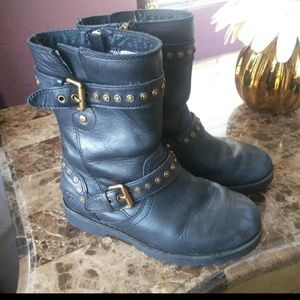 UGGS Jamie Leather Boots Kids(13)